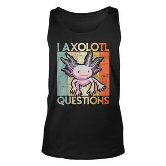 Anime Axolotl Waifu Who Love Anime Ramen And Sketching Japan Men Women Tank Top Graphic Print Unisex - Thegiftio UK