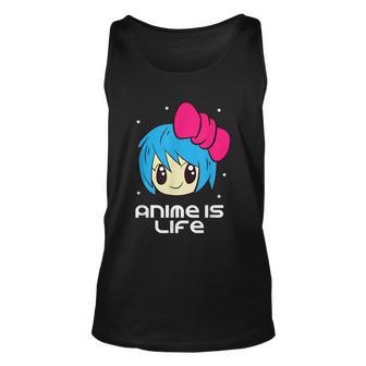 Anime Is Life Japanese Anime Love Animes Unisex Tank Top - Thegiftio
