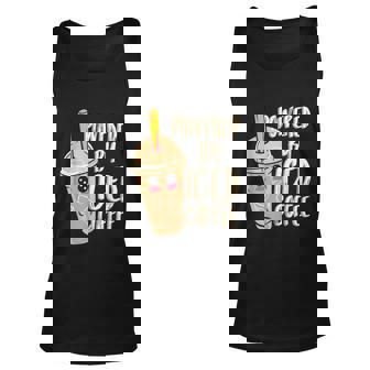 Anime Lover Iced Coffee Kawaii Unisex Tank Top - Thegiftio