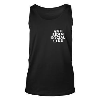 Anti Biden Social Club V2 Unisex Tank Top - Monsterry