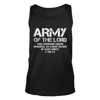 Army Of The Lord Tshirt Unisex Tank Top - Monsterry UK