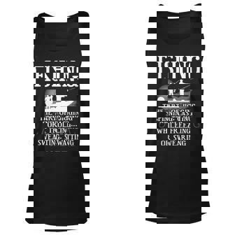 Art Of Fishing Unisex Tank Top - Seseable