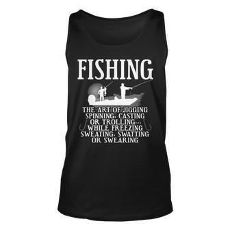 Art Of Fishing Unisex Tank Top - Seseable