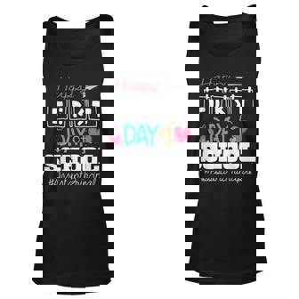 Assistant Principal Happy First Day Of School Back To School V4 Unisex Tank Top - Thegiftio UK