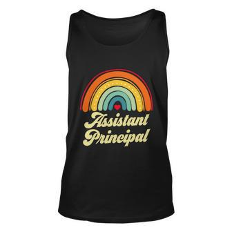 Assistant Principal Vintage Retro Funny Birthday Coworker Cool Gift Graphic Design Printed Casual Daily Basic Unisex Tank Top - Thegiftio UK