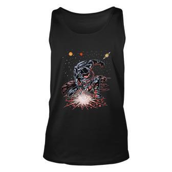 Astronaut Punch Unisex Tank Top - Monsterry