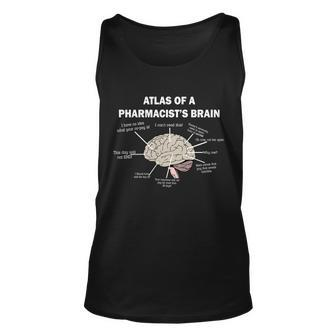Atlas Of A Pharmacists Brain Unisex Tank Top - Monsterry DE