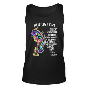 August Girl Paisley Butterfly Unisex Tank Top - Monsterry UK