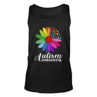 Autism Awareness Flower Autism Awareness Flower Autism Flower Puzzle Tshirt Unisex Tank Top - Monsterry CA