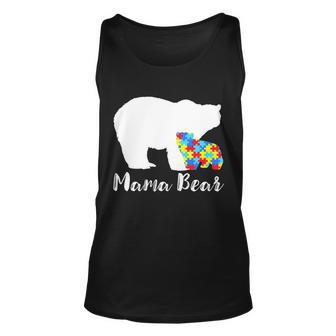 Autism Mama Bear Unisex Tank Top - Monsterry DE