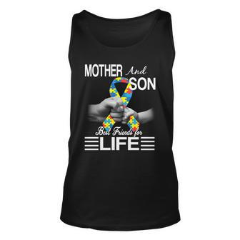 Autism Mother And Son Best Friends For Life Unisex Tank Top - Thegiftio UK