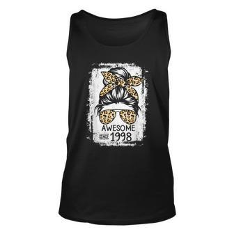 Awesome Since 1998 Vintage 1998 24Th Birthday 24 Years Old Unisex Tank Top - Seseable