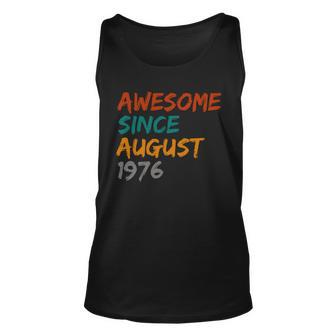 Awesome Since August V20 Unisex Tank Top - Monsterry UK