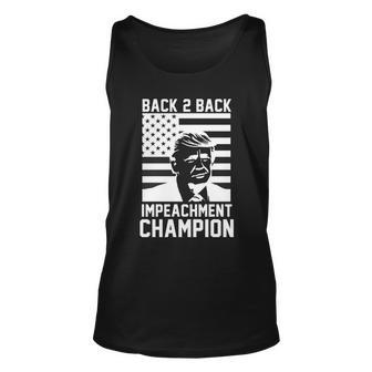Back 2 Back Impeachment Champion Tshirt Unisex Tank Top - Monsterry