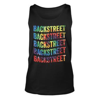 Backstreet Backstreet Backstreet Tie Dye Colors Colorful Unisex Tank Top - Thegiftio UK