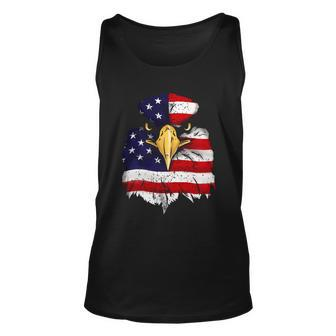 Bald Eagle 4Th Of July American Flag Patriotic Freedom Usa Gift Unisex Tank Top - Monsterry