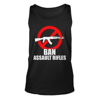 Ban Assault Rifles Gun Control Tshirt Unisex Tank Top - Monsterry UK