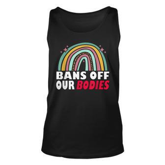 Bans Off Our Bodies Pro Choice Abortion Feminist Retro Unisex Tank Top - Seseable