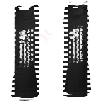 Baseball Mom America Us Flag Mothers Day Mothers Women Mom Cute Gift Unisex Tank Top - Thegiftio