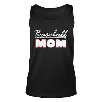 Baseball Mom Bat Logo Unisex Tank Top - Monsterry AU