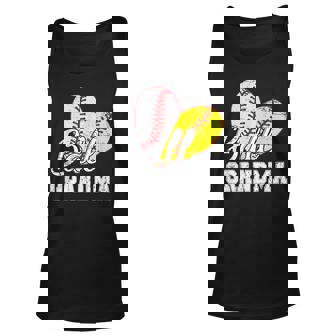 Baseball Softball Ball Heart Grandma Mothers Day Men Women Tank Top Graphic Print Unisex - Thegiftio