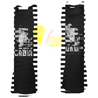 Baseball Softball Ball Heart Grandma Mothers Day Men Women Tank Top Graphic Print Unisex - Thegiftio