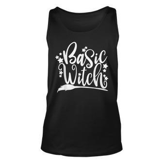 Basic Witch Witch Broom Halloween Funny Women Halloween Unisex Tank Top - Seseable