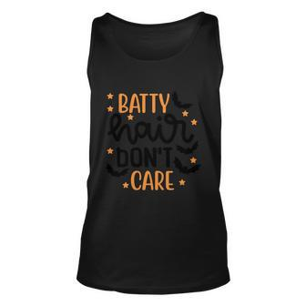 Batty Hair Dont Care Halloween Quote Unisex Tank Top - Monsterry AU