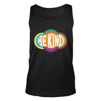 Be Kind 70S Retro Logo Tribute Unisex Tank Top - Monsterry CA