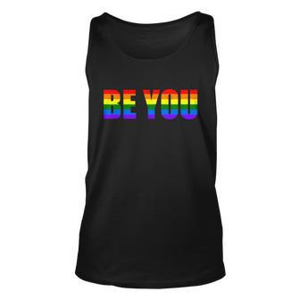 Be You Lgbt Flag Gay Pride Month Transgender Lgbt Pride Graphic Design Printed Casual Daily Basic Unisex Tank Top - Thegiftio UK