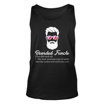 Bearded Funcle Definition Tshirt Unisex Tank Top - Monsterry CA