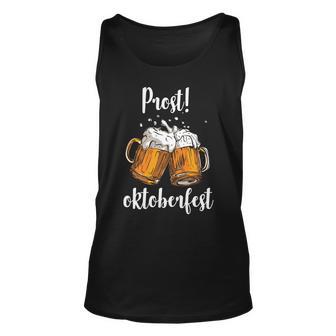 Beer Oktoberfest Prost Cheers Tshirt Unisex Tank Top - Monsterry AU