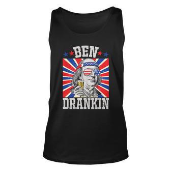 Ben Drankin 4Th Of July Patriotic America Unisex Tank Top - Monsterry AU