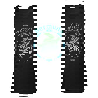 Bermuda Vintage Tribal Turtle Gift T Unisex Tank Top - Thegiftio