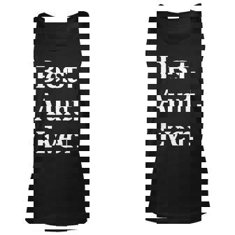 Best Aunt Ever V2 Unisex Tank Top - Thegiftio UK