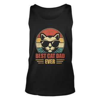 Best Cat Dad Ever Shirt For Dad On Fathers Day Cat Daddy Unisex Tank Top - Thegiftio UK