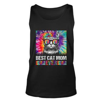 Best Cat Mom Ever Tie Dye Cat Mommy Mothers Day Catmother Unisex Tank Top - Monsterry