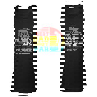 Best Dad By Par Retro Sunset Unisex Tank Top - Thegiftio UK