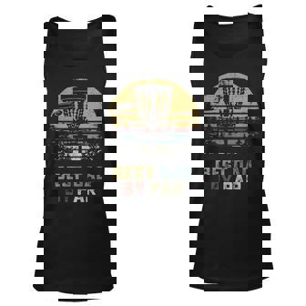 Best Dad By Par V2 Unisex Tank Top - Thegiftio UK