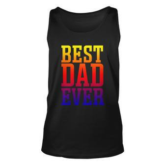 Best Dad Ever Apparel Cool Gift Best Dad Gift Unisex Tank Top - Monsterry DE