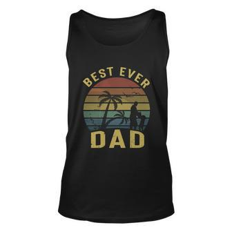 Best Dad Ever Fathers Day Gift For Daddy Father Dad Vintage Unisex Tank Top - Monsterry CA