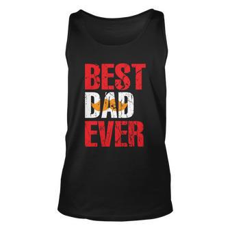 Best Dad Ever Gift Best Dad Ever Graphic Design Printed Casual Daily Basic Unisex Tank Top - Thegiftio UK