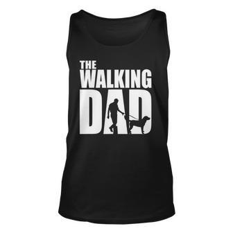 Best Funny Gift For Fathers Day 2022 The Walking Dad Unisex Tank Top | Mazezy