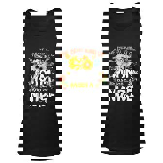 Best Kind Of Mom Raises A Nurse Mothers Day Flowers Rn Gifts V8 Unisex Tank Top - Thegiftio