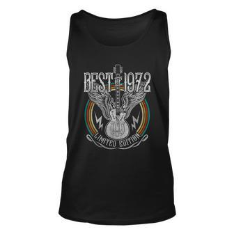 Best Of 1972 Limited Edition 50Th Birthday 50 Years Old Graphic Design Printed Casual Daily Basic Unisex Tank Top