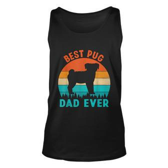 Best Pug Dad Ever Funny Gifts Dog Animal Lovers Walker Cute Graphic Design Printed Casual Daily Basic Unisex Tank Top - Thegiftio UK