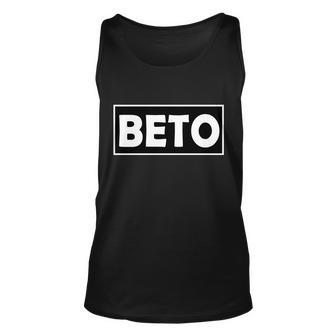 Beto For President Simple Logo Unisex Tank Top - Monsterry CA