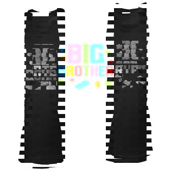 Big Brother Master Builder Building Bricks Blocks Family Set Men Women Tank Top Graphic Print Unisex - Thegiftio