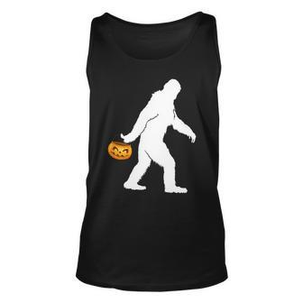 Bigfoot Sasquatch Halloween Pumpkin T-Shirt Graphic Design Printed Casual Daily Basic Unisex Tank Top - Thegiftio UK