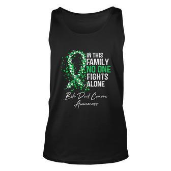 Bile Duct Cancer Awareness This Family No One Fights Alone Gift Unisex Tank Top - Monsterry AU